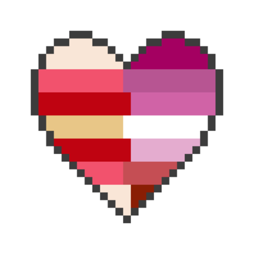 trans-nb-unity:Girlflux lesbian pixel heart for anon