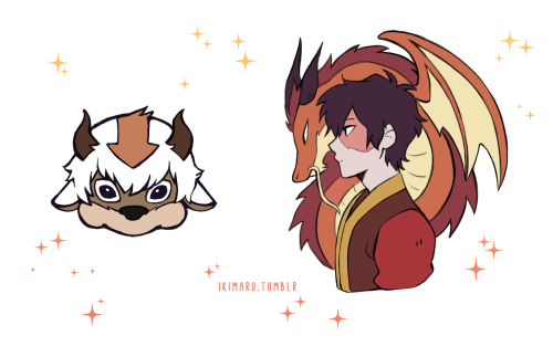 the ATLA pins I made last year! c:✨ can