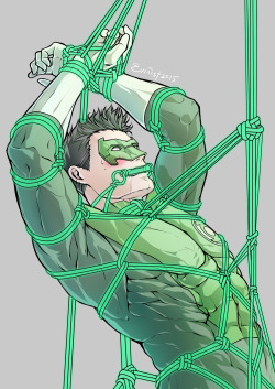 evinist:    Green Lantern Bondage V   Green