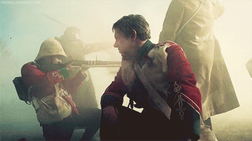 aconsultingdetective:Gratuitous Sherlock GIFs The second Afghan War brought honours and promotion to