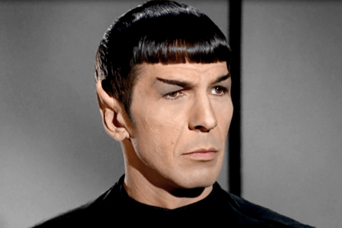 quietoceanlove:Everyone seemed to enjoy the idea of Spock in a black shirt, so I made more edits. :)