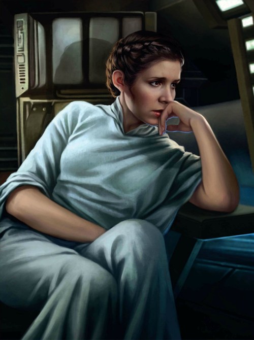 airyairyquitecontrary:  alwaysstarwars:  Wonderful art by Magali Villeneuve  I really love the last one - a moment of quiet reflection for Leia, with unshed tears in her eyes. We never really get time in the movies to see Leia mourn for Alderaan, her