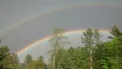 Double rainbow! Haha