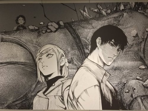 Tokyo Ghoul:re panels in Shibuya station part 1