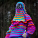 knithacker:Unusual &amp; Unexpected &hellip; Cyclopean Sweater By Fiber Artist