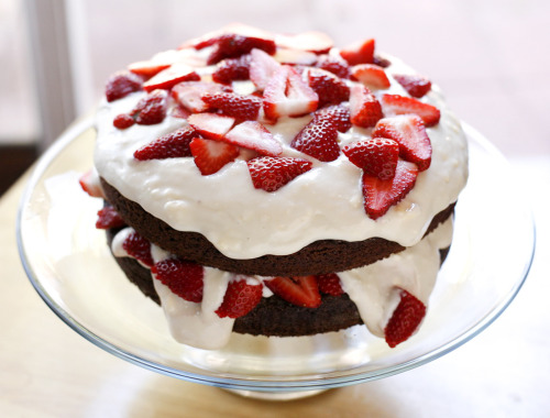 Chocolate Strawberry Cake