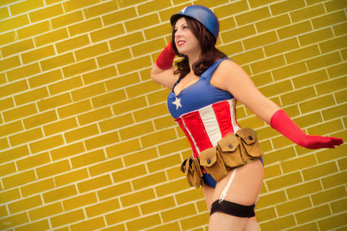 cosplayfanatics:  Captain America Cosplay porn pictures