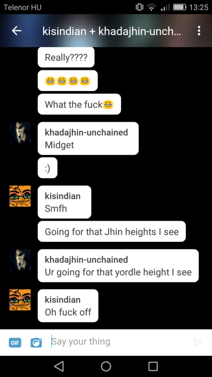 Will I be ever able to recover from this burn omfg  this toddler named @khadajhin-unchained making f