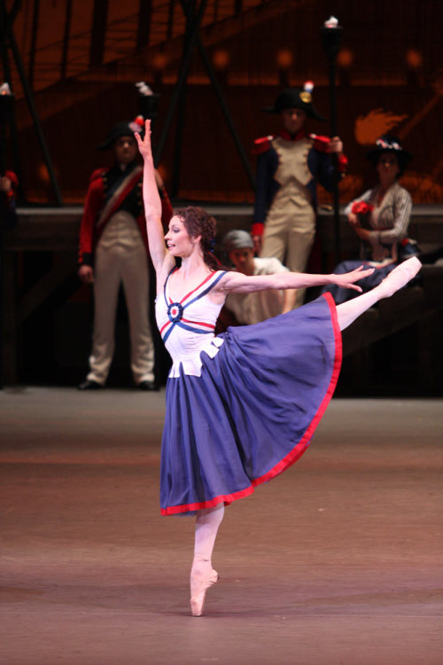 Maria Alexandrova, Bolshoi Ballet, in The Flames of Paris, Moscow, 15 May 2013. 