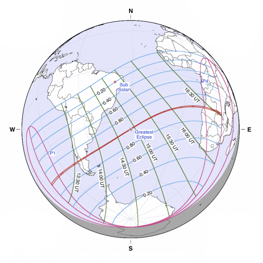 A Ring of Fire Eclipse in the Southern Hemisphere