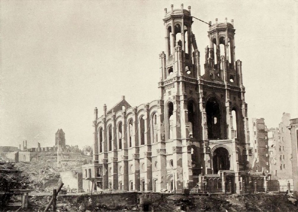 In the ruins of San Francisco in 1906