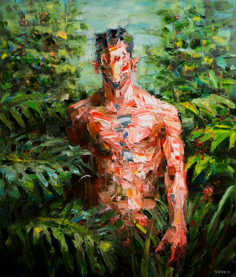nihilnovosubsole:  “Wilderness” | Salman Khoshroo120x140cm ; oil on canvas ; 2018