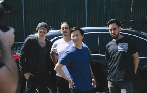 linkinpark:Fun day with @kenjeong @carpoolkaraoke @applemusic - stay tuned.