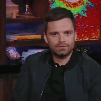 sparklymoonavenue:“Are you currently single or …?”“Can I answer it with my face?”“YEAH.”and Seb was 