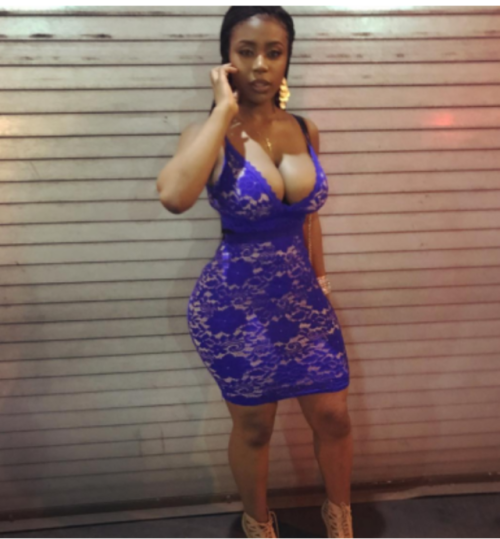 Porn photo uchemba:  Shawty in the blue dress