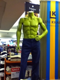 joshpeckofficial:  the hulk really slimmed down 