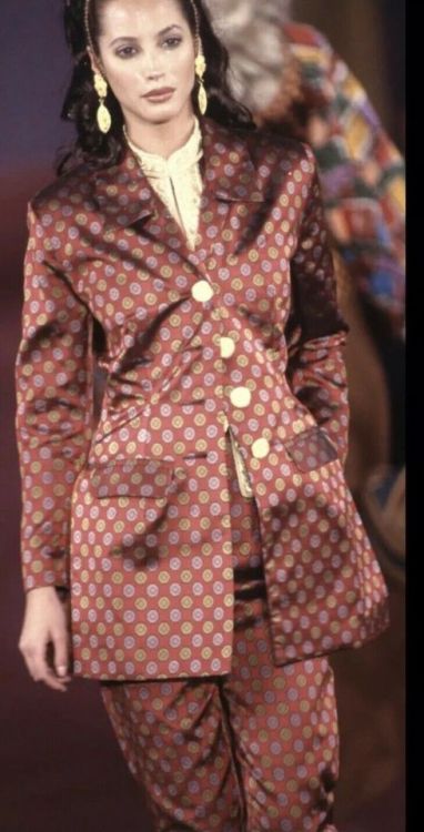 Vintage Todd Oldham Fall 1993 Runway Couture Silk Brocade JacketGet it here: rover.ebay