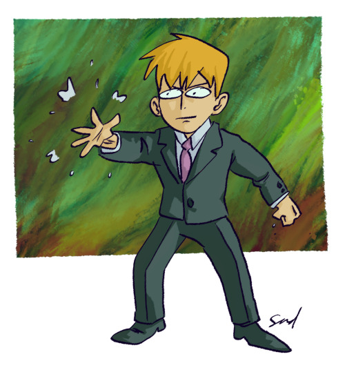 and now for some reigen salt action… big guy makin’ a splash at them ghouls… what a ma