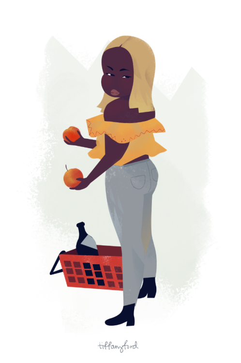toffany:  “Good god” said me, when a Trader Joe’s angel appeared 