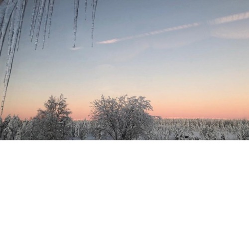 Lapland colours through the window at midday #lapland #finland #daytime #winterwonderland #iphoneogr