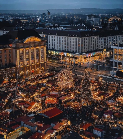 legendary-scholar:  Dresden Christmas Market.