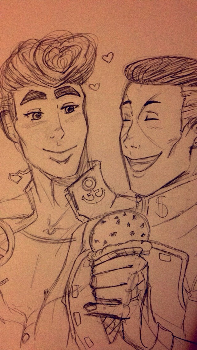 bigjotaro:  Because of work I haven’t been able to draw in months, but ever since