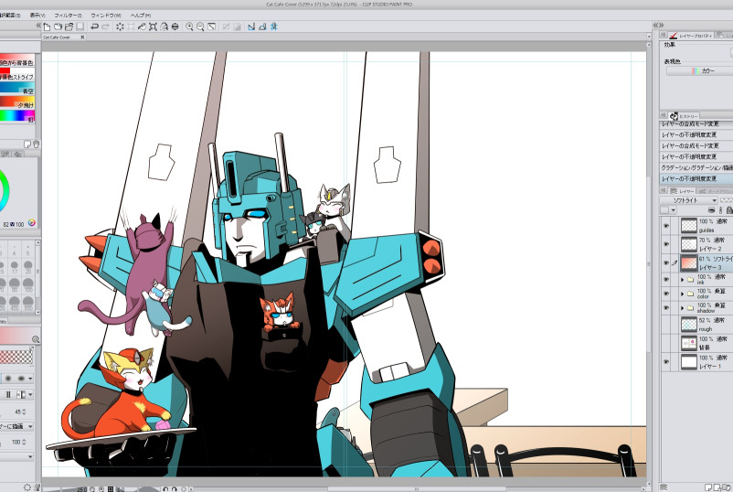 Work in progress part&hellip;4? Added tons more color and more shadows. Still