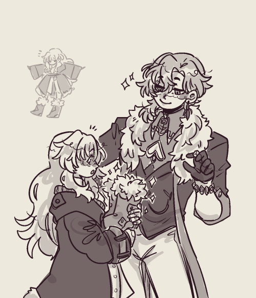 I've Been Putting These Two In The Same Team Recently, So I Sketched Aventurine Getting Clara Some (top