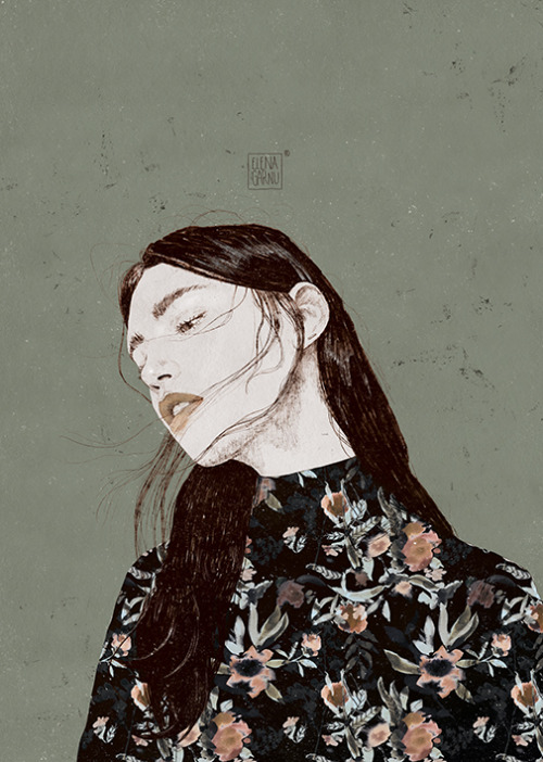 redlipstickresurrected:Elena Garnu (Spanish, based Albacete, Spain) - 1: División Celular I  2: The Revenge   3: Si Me Callas (If You Shut Me Up)   4: División Celular II  5: Mirror  Digital Arts: Drawings