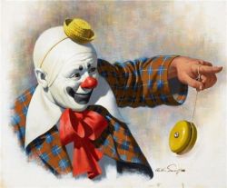 thaunderground:  greybeard55:  retrogasm:  Everybody loves a clown…  No they don’t  They really don’t