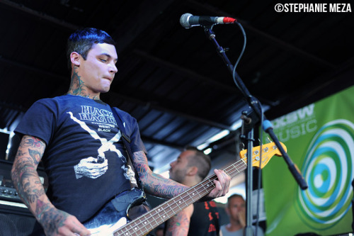 foreverscarlet:Ahren Stringer of The Amity Affliction - SXSW 2011 (by redrivernoise)