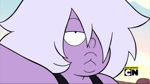 chefpyro:  I like this little moment. Because it shows that Amethyst understands Peridot. She knows at this point that Peridot is simply bitter and irritable in nature, and not to hold it against her. She asks a question, Peridot responds with a bitter