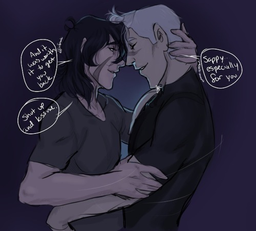 uneballe-unmort:I’ve been having a lot of emotions about these two so I drew them aGAINdo NOT use/re