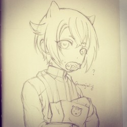 minoru-chan:  Nyantarumaru (◕ฺω◕ฺ) #drawing #fanart #sketch ##toukenranbu #toukendanshi #刀剣男子 #刀剣乱舞 #蛍丸 #hotarumaru