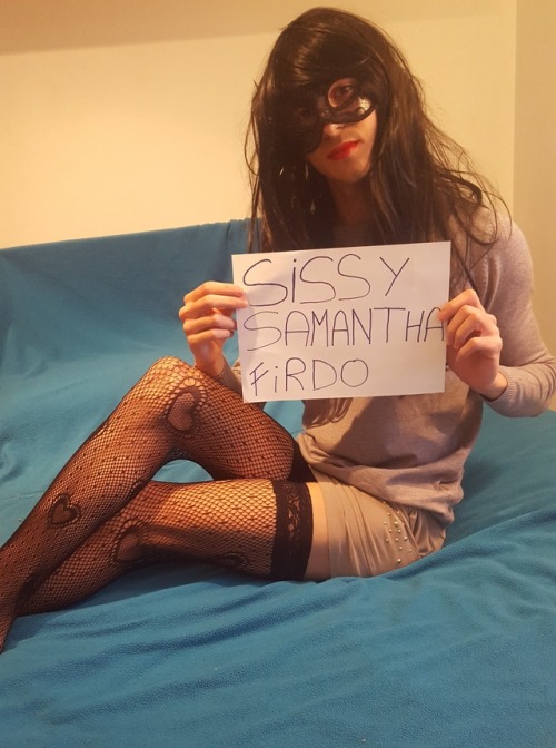 sissysamanthafirdo: I’m not a fake! Please reblog me if you like❤ new video see you soon  Io non son