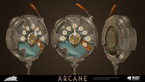 ARCANE | Ekko and Watch Texturing | Giles Roman