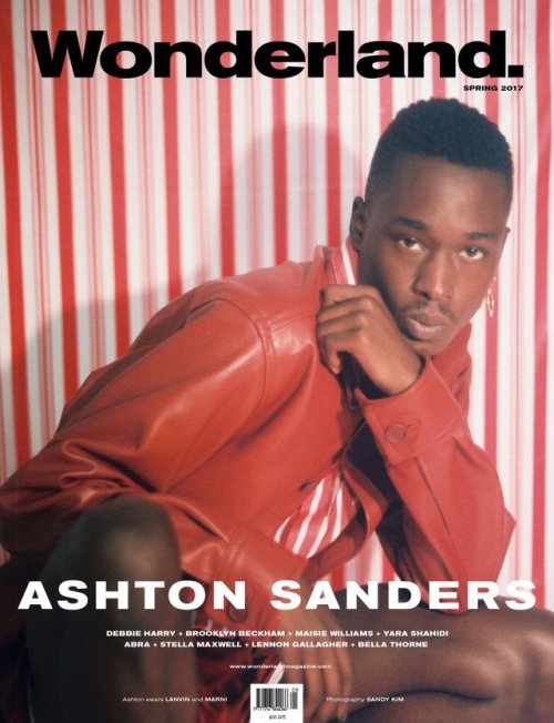 sinnamonscouture:Moonlight Star Ashton Sanders Covers Wonderland Magazine’s Spring 2017 I