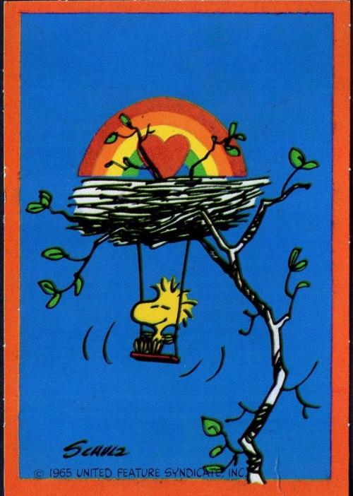 thegroovyarchives:Mid-Century Snoopy &amp; Woodstock Valentines(x)(x)(x)(x)(x)(x)