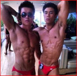 cute asian muscle boys