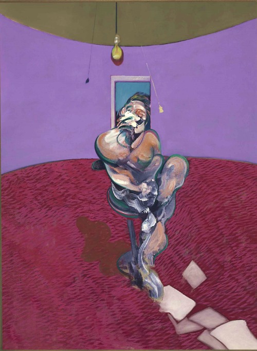 alaspoorwallace:Francis Bacon (Irish-born British, 1909-1992), Portrait of George Dyer talking, 1966. Oil on canvas, 198 x 147 cm