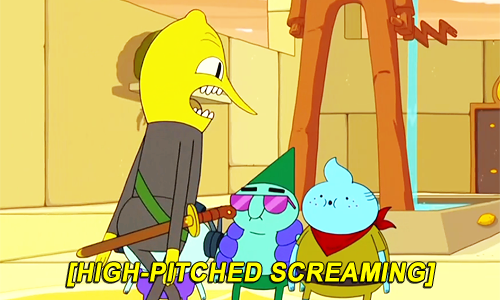 pantsareunwelcome:  adventure time taught me how to deal with people who ask dumb questions 