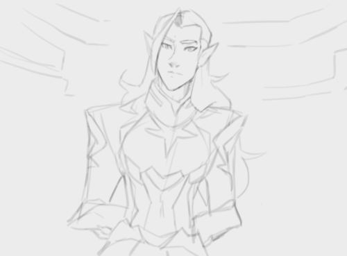 triangle-art-jw: Acxa returning from her Weblum nightmare. I want to believe Lotor cares about his g