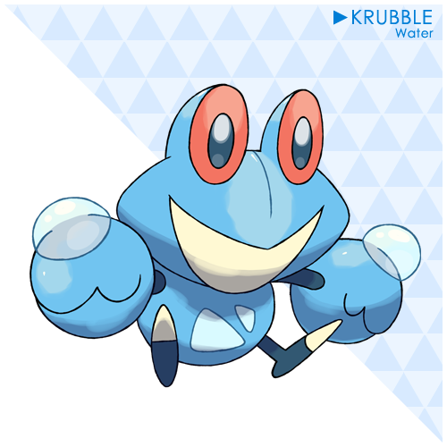 fantasticfakemon:  Krubble —&gt; Krabboul —&gt; Capareef Water, Water,