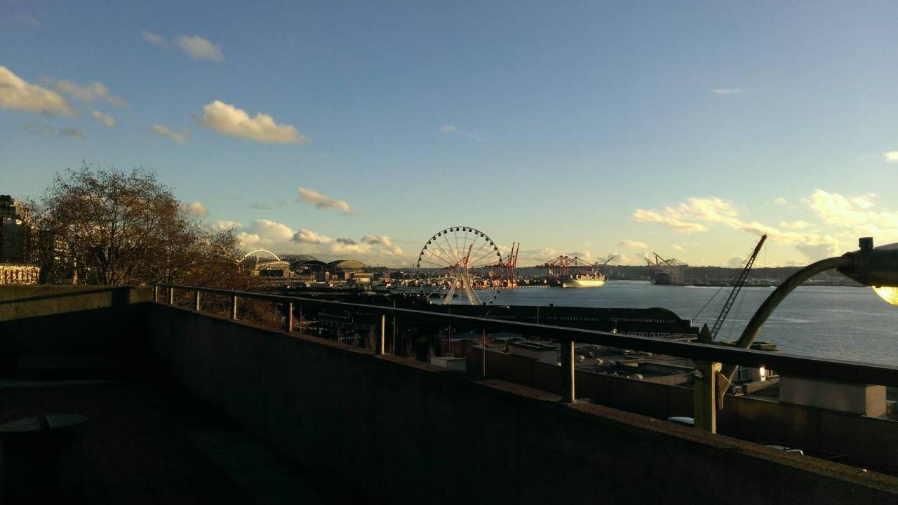 To kill some time before ALAMW’s exhibit hall opens, I went down to the market to admire Puget Sound.