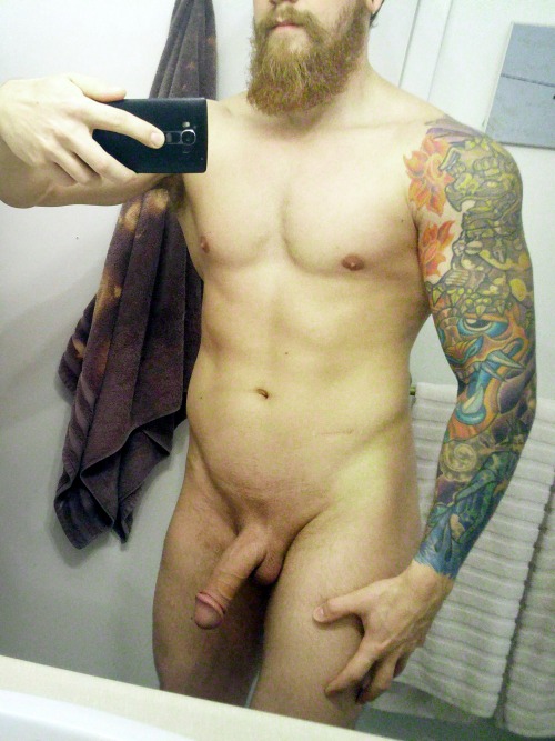 sprinkledpeen:  Ginger Nick, 28-yo from California with an 8-inch dick