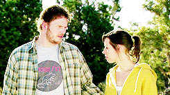 jess-miller:  get to know me meme: [5/8] relationships ✴ april ludgate & andy dwyer   I guess I kind of hate most things. But I never really seem to hate you. So I want to spend the rest of my life with you, is that cool?  
