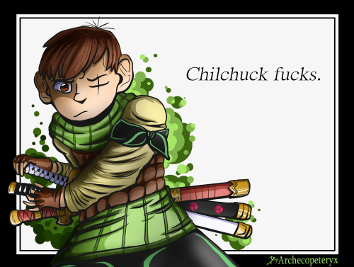 So This Looks Random At First Sight, But If I Tell You That I Had To Put Chilchuck In Zoro's Outfit Then