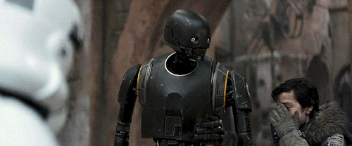 spankjonze:My favorite K-2SO line in the movie is in that slap moment where I slap Cassian and say, 