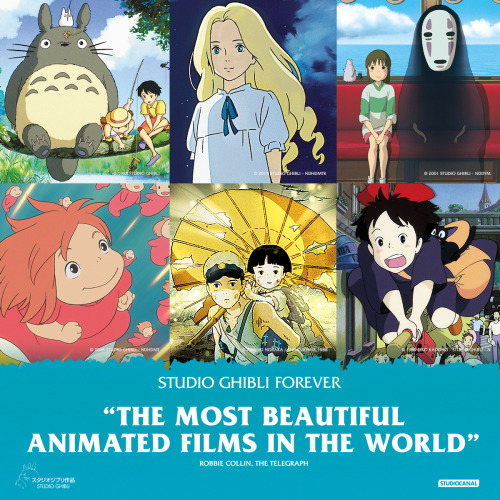 “The most beautiful animated films in the world” (Robbie Collin, Telegraph) are on the b