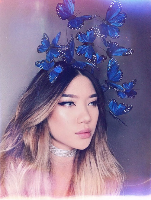 wordsnquotes:culturenlifestyle:Exquisite Butterfly Crowns &amp; HeadbandsRandi Matalas from Viva